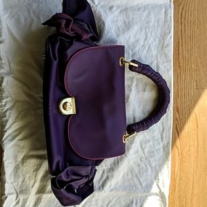 Z Spoke by Zac Posen Purple Leather Handbag